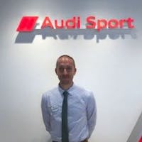 Jonathan Dube at Audi Stratham