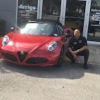 Alex Turner at Arrigo Fiat Alfa Romeo West Palm